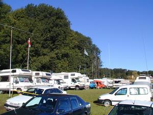 Unser parkplatz ist wieder gut besucht